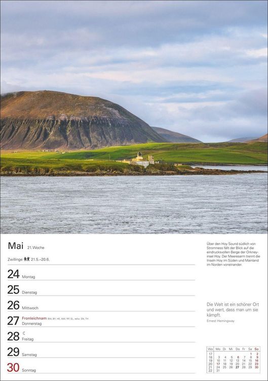 Produktbild: Schottland Wochenplaner 2027 - Eine Reise in 53 Bildern