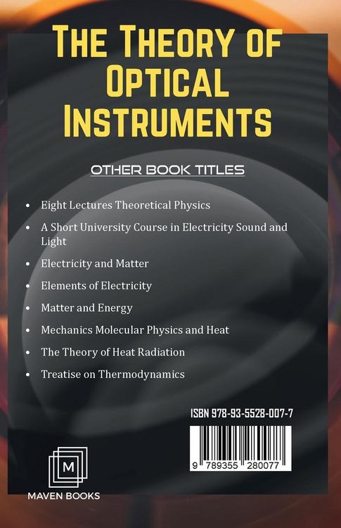 Produktbild: The Theory of Optical Instruments