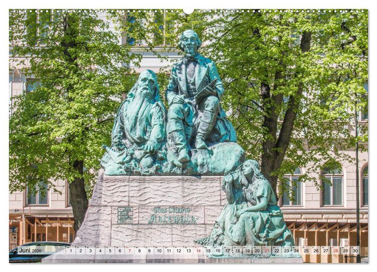 Produktbild: Helsinki - Wundersch&ouml;ne Ostseemetropole (hochwertiger Premium Wandkalender 2026 DIN A2 quer), Kunstdruck in Hochglanz