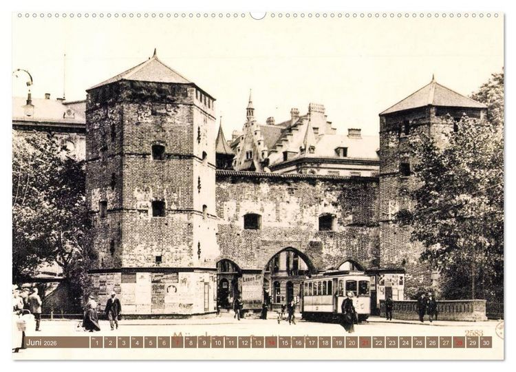 Produktbild: Spaziergang durch M&uuml;nchen &ndash; Die Stadt auf historischen Karten (Wandkalender 2026 DIN A2 quer), CALVENDO Monatskalender