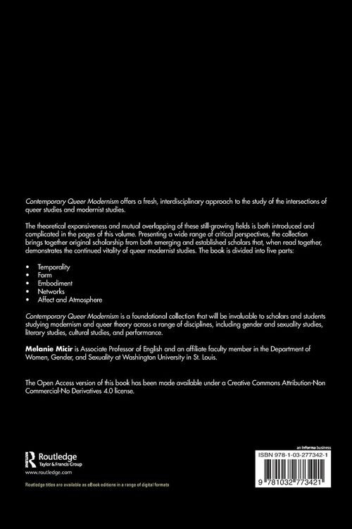 Produktbild: Contemporary Queer Modernism