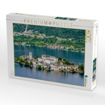 Produktbild: CALVENDO Puzzle Isola San Giulio | 1000 Teile Lege-Gr&ouml;&szlig;e 64x48cm Foto-Puzzle f&uuml;r gl&uuml;ckliche Stunden