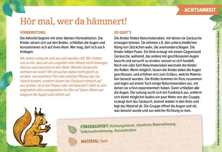 Produktbild: 30 Bildkarten zum Waldbaden f&uuml;r Kinder