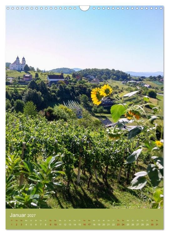Produktbild: Zauberhaftes Slowenien. Seen, Berge und charmante Orte (Wandkalender 2027 DIN A3 hoch), CALVENDO Monatskalender
