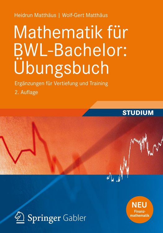 Produktbild: Mathematik f&uuml;r BWL-Bachelor: &Uuml;bungsbuch