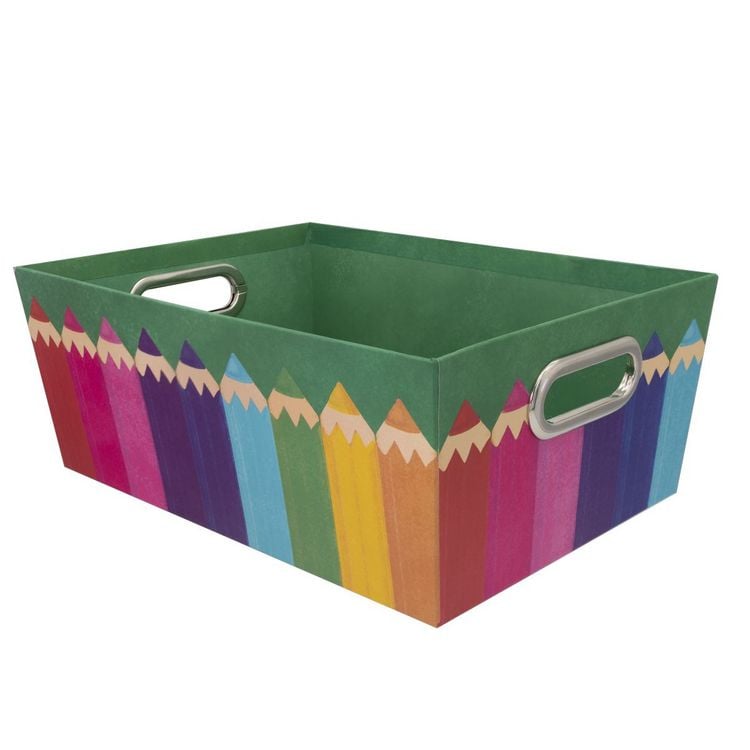Produktbild: Idena Ablagekorb Buntstift mehrfarbig 33x22,9x12,7cm