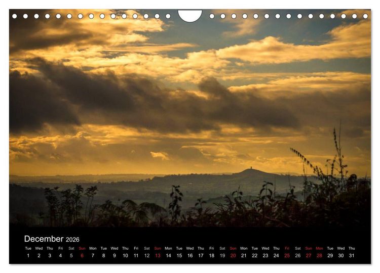 Produktbild: Glastonbury Tor (Wall Calendar 2026 DIN A4 landscape), CALVENDO 12 Month Wall Calendar