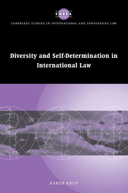Produktbild: Diversity and Self-Determination in International Law