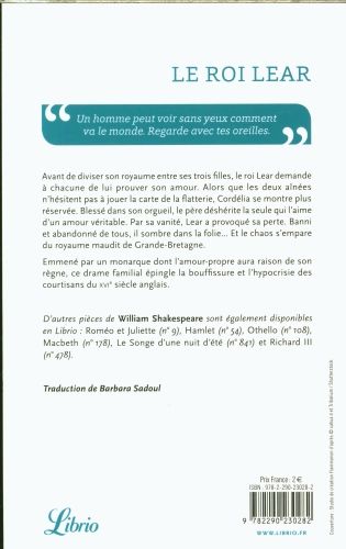 Produktbild: Le roi Lear