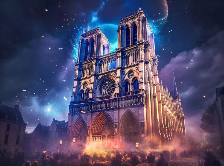 Produktbild: CALVENDO Puzzle Notre-Dame de Paris | 2000 Teile Lege-Gr&ouml;&szlig;e 90x67cm Foto-Puzzle f&uuml;r gl&uuml;ckliche Stunden