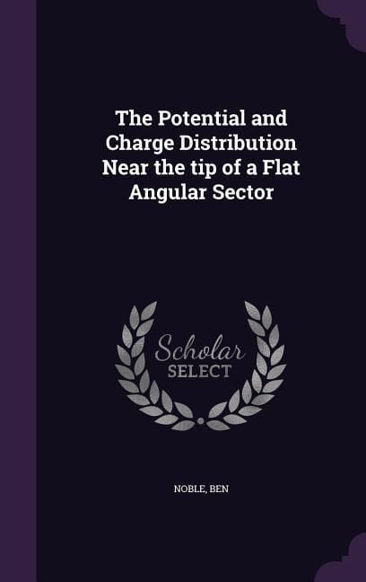 Produktbild: The Potential and Charge Distribution Near the tip of a Flat Angular Sector