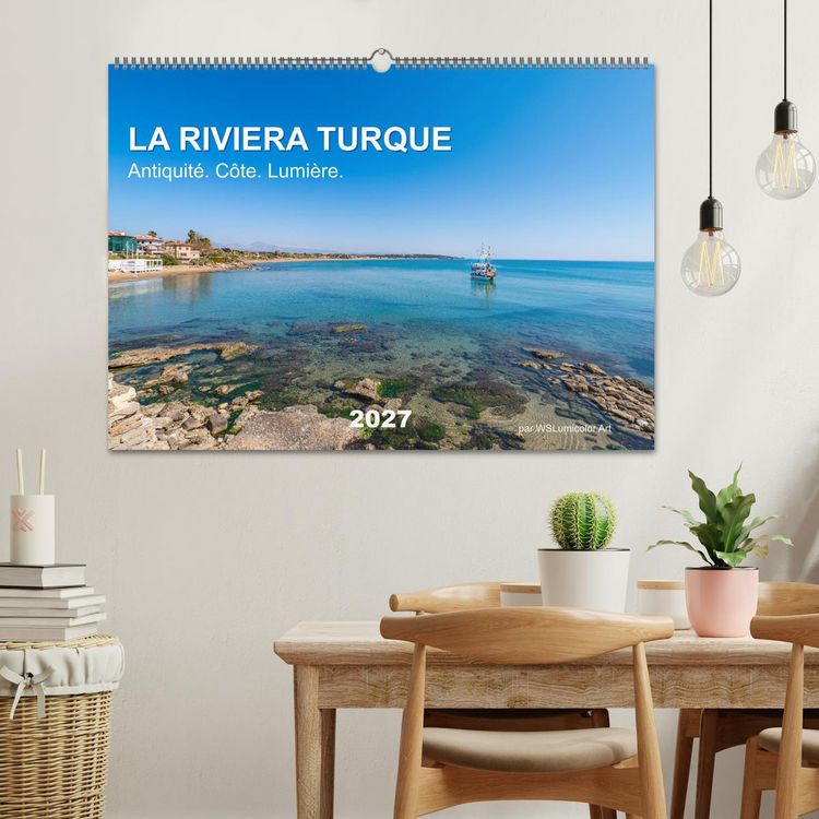 Produktbild: LA RIVIERA TURQUE Antiquit&eacute;. C&ocirc;te. Lumi&egrave;re. (Calendrier mural 2027 DIN A2 vertical), CALVENDO calendrier mensuel