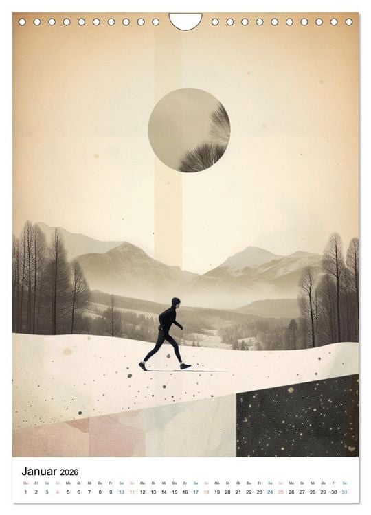 Produktbild: Laufkunst. (Wandkalender 2026 DIN A4 hoch), CALVENDO Monatskalender