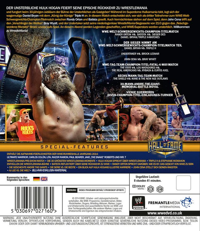 Produktbild: WrestleMania 30 [2 BRs]