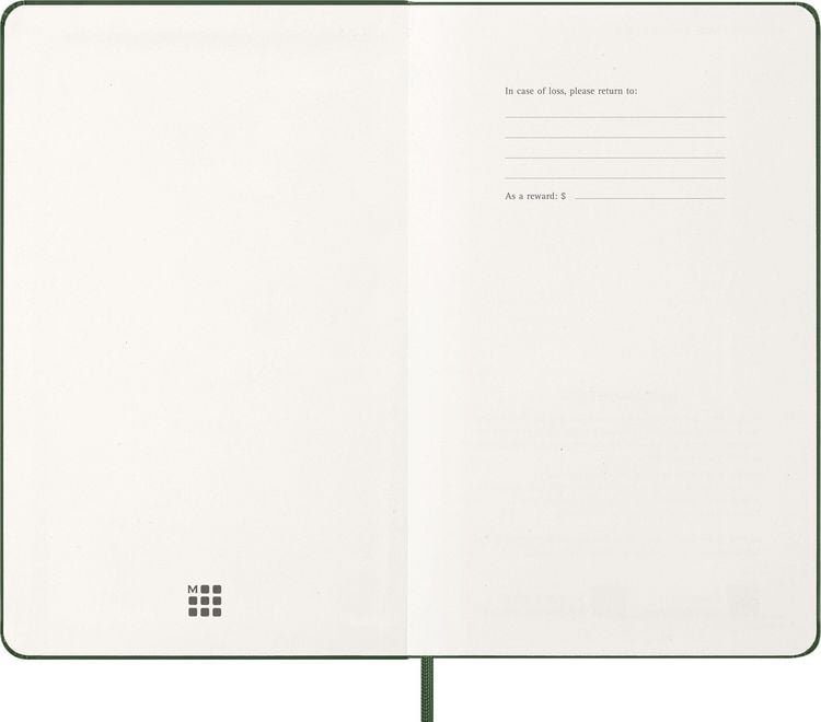 Produktbild: Moleskine 12 Monate Tageskalender 2027, Large/A5, 1 Tag = 1 Seite, Fester Einband, Myrtengr&uuml;n