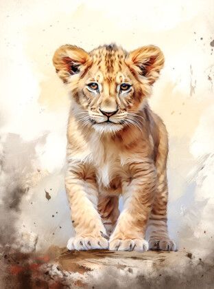Produktbild: CALVENDO Puzzle Baby-L&ouml;we | 2000 Teile Lege-Gr&ouml;&szlig;e 90x67cm Foto-Puzzle f&uuml;r gl&uuml;ckliche Stunden