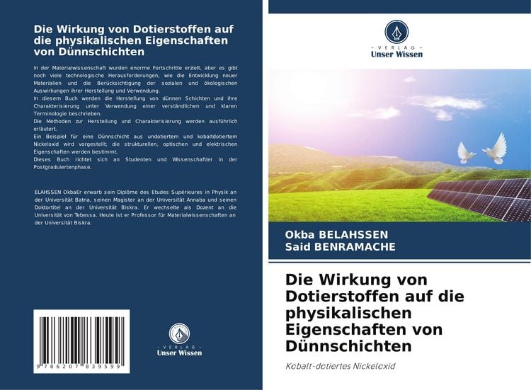 Produktbild: Die Wirkung von Dotierstoffen auf die physikalischen Eigenschaften von D&uuml;nnschichten