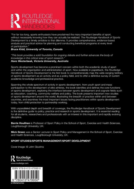 Produktbild: Routledge Handbook of Sports Development
