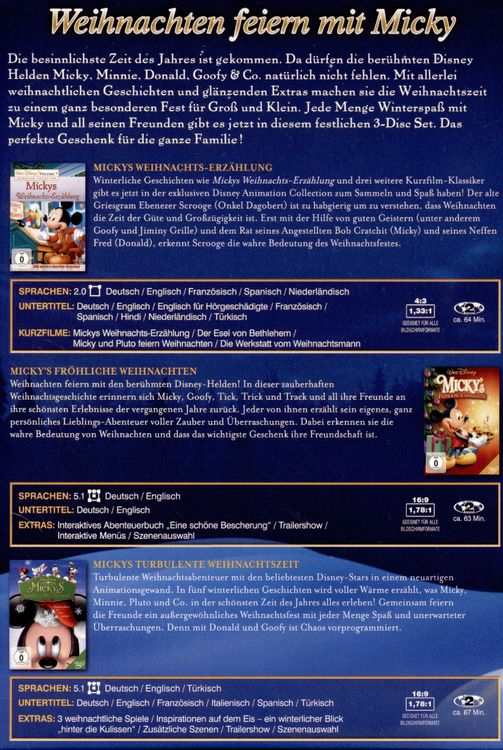 Produktbild: Weihnachten feiern mit Micky [3 DVDs]