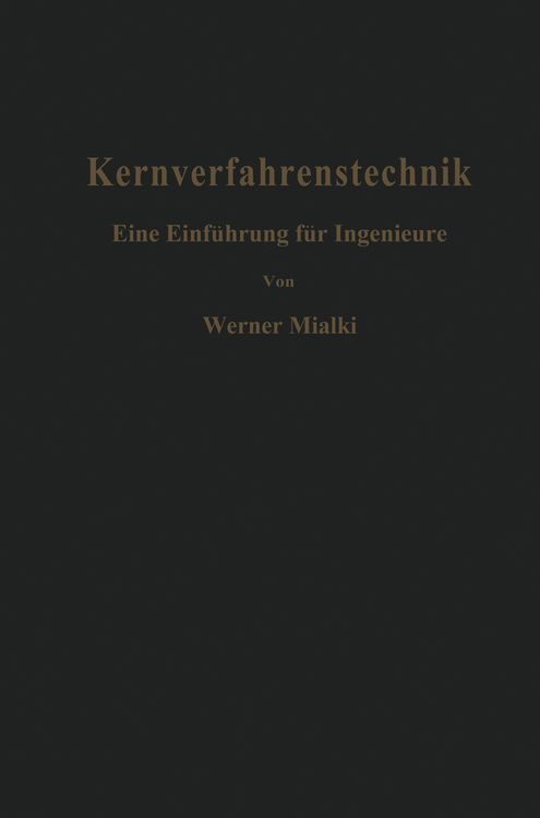 Produktbild: Kernverfahrenstechnik