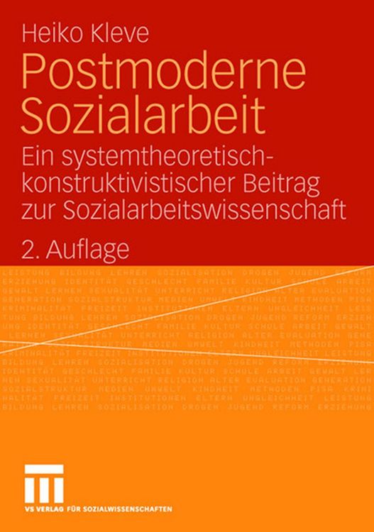 Produktbild: Postmoderne Sozialarbeit
