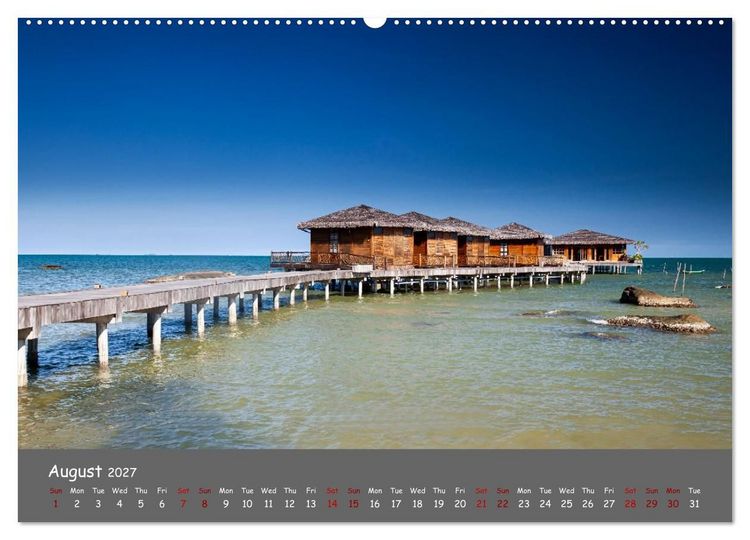 Produktbild: Vietnam`s most beautiful beaches (High Quality Premium Wall Calendar 2027 DIN A2 landscape),CALVENDO 12 Month Wall Calendar