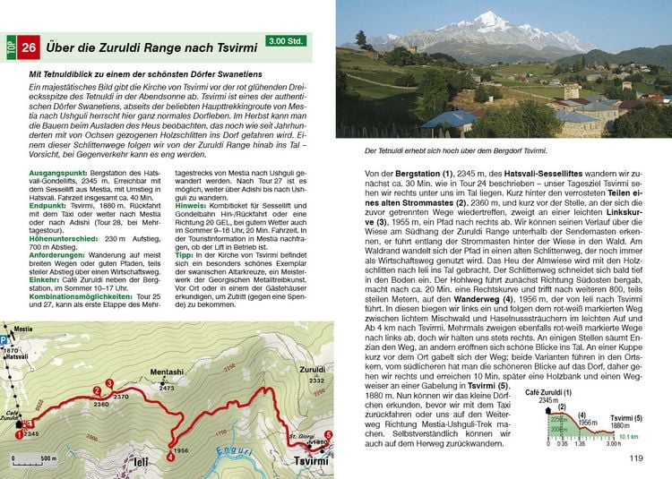 Produktbild: ROTHER Wanderf&uuml;hrer Georgien. 48 Touren im Kleinen und Gro&szlig;en Kaukasus und rund um Tbilissi