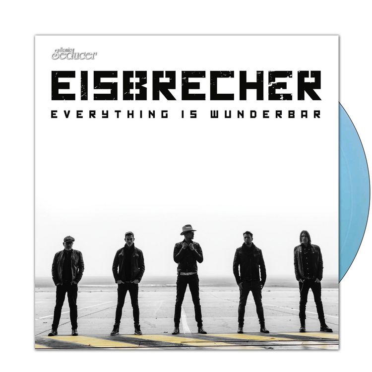 Produktbild: Eisbrecher: Deluxe 7"-Vinyl-Single - Blau - Transparent limited 199 Exemplare mit signiertem Lyric-Inlay im Kasten-Sleeve. Sonic Seducer 03/2025 inklusive Eisbrecher-Titel + Exklusiv-CD-Track und "Kaltfront"-Sticker.