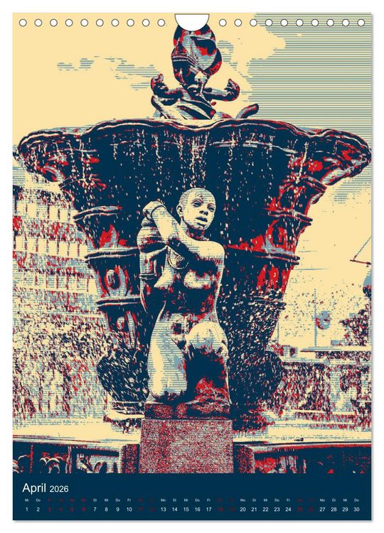 Produktbild: POP-ART meets G&ouml;teborg (Wandkalender 2026 DIN A4 hoch), CALVENDO Monatskalender
