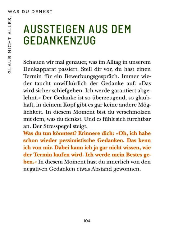 Produktbild: Die 1-Minuten-Strategie gegen Overthinking