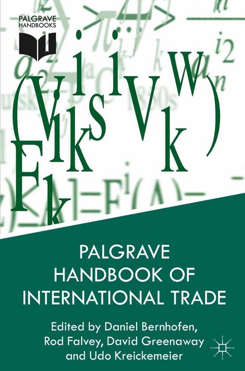 Produktbild: Palgrave Handbook of International Trade