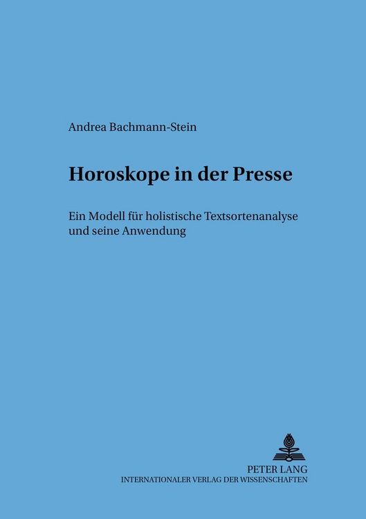 Produktbild: Horoskope in der Presse