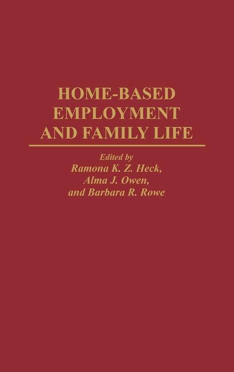 Produktbild: Home-Based Employment and Family Life
