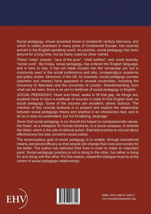 Produktbild: Social Pedagogy: Heart and Head