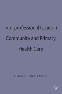 Produktbild: Interprofessional issues in community and primary health care