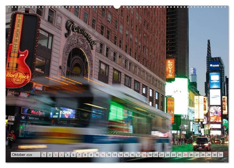 Produktbild: New York - Stadt deiner Tr&auml;ume (Wandkalender 2026 DIN A2 quer), CALVENDO Monatskalender