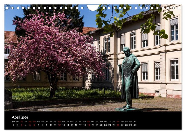 Produktbild: Heidelberg - Views of a City (Wall Calendar 2026 DIN A4 landscape), CALVENDO 12 Month Wall Calendar