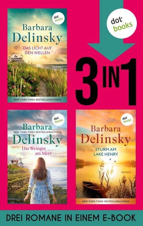 Produktbild: Das Licht auf den Wellen, Das Weingut am Meer & Sturm am Lake Henry