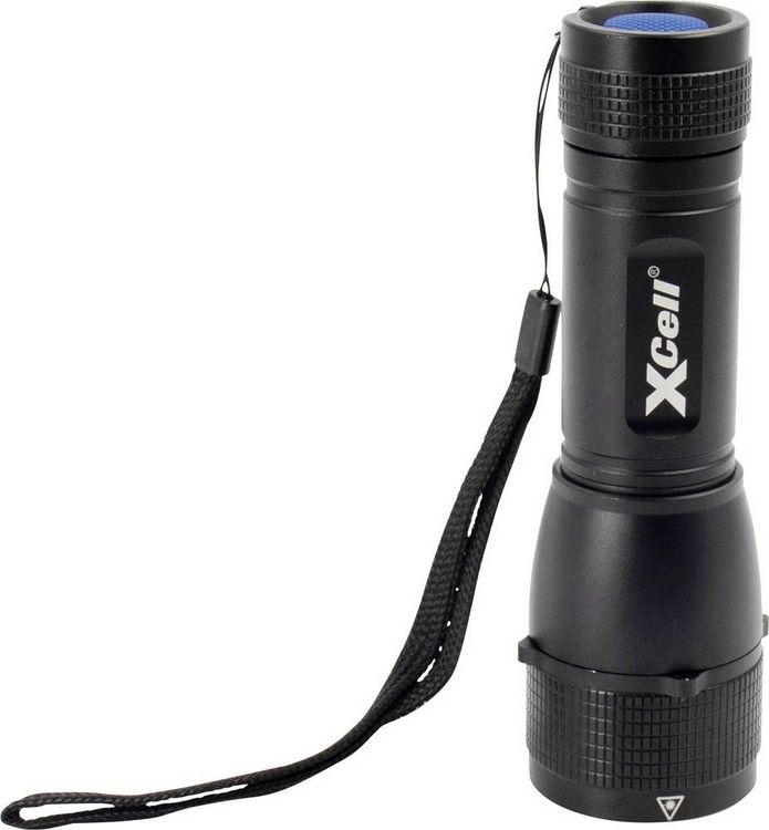 Produktbild: XCell 146362 146362 LED Taschenlampe mit Handschlaufe, mit Holster, mit Stroboskopmodus batteriebetrieben 500 lm 7 h 179 g