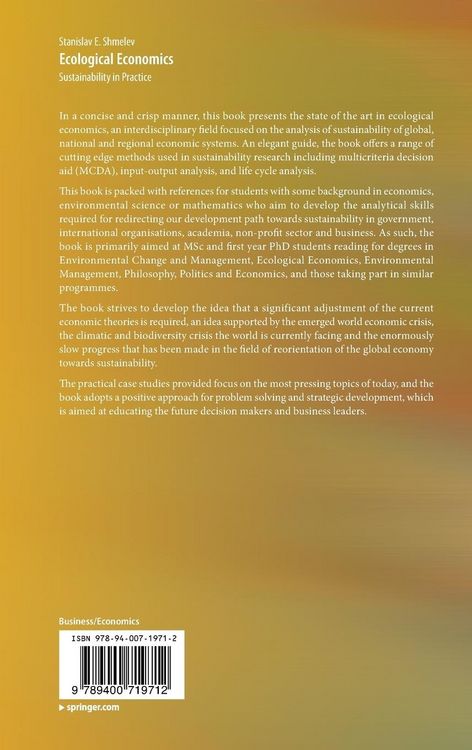 Produktbild: Ecological Economics