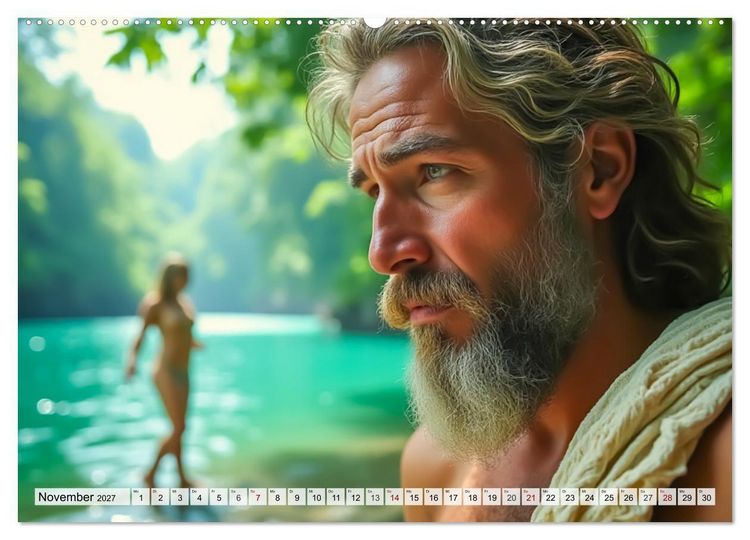 Produktbild: Odysseus Reise &ndash; Gefahren, Verlockungen, Schicksal (hochwertiger Premium Wandkalender 2027 DIN A2 quer), Kunstdruck in Hochglanz
