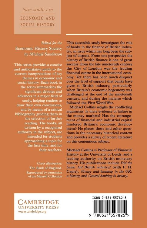 Produktbild: Banks and Industrial Finance in Britain, 1800 1939