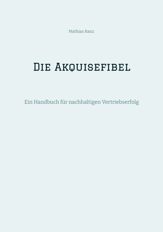 Produktbild: Die Akquisefibel