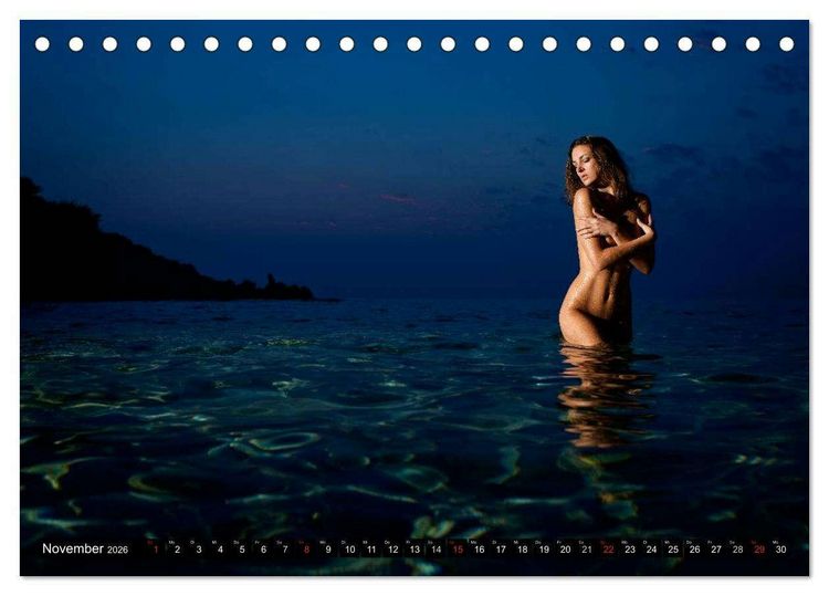 Produktbild: C&ocirc;te d'Azur - Landschaftsaktbilder in der Natur (Tischkalender 2026 DIN A5 quer), CALVENDO Monatskalender