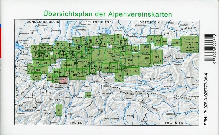 Produktbild: DAV Alpenvereinskarte 30/1 &Ouml;tztaler Alpen Gurgl 1 : 25 000 Wegmarkierungen