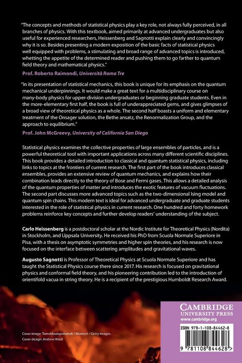 Produktbild: Classical and Quantum Statistical Physics
