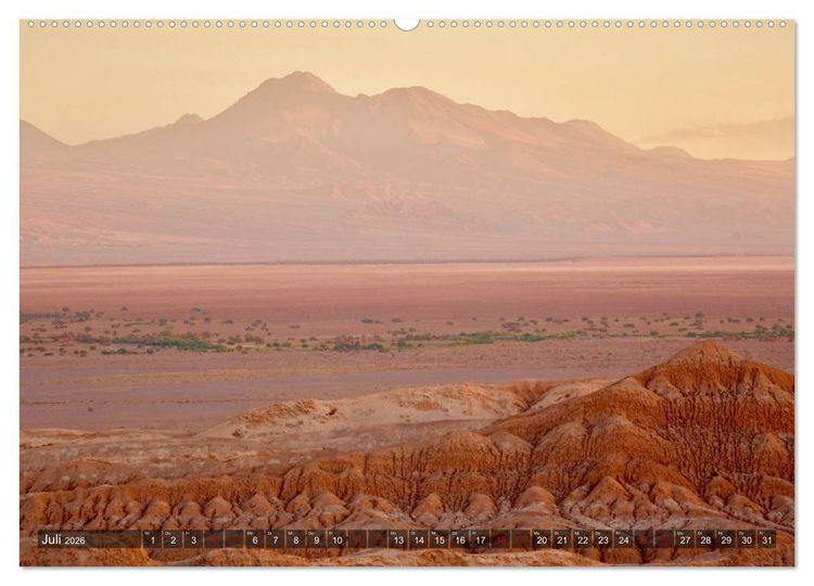 Produktbild: Peru Bolivien Chile (Wandkalender 2026 DIN A2 quer), CALVENDO Monatskalender