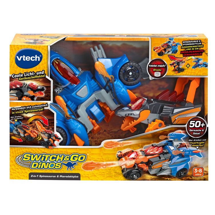 Produktbild: Switch & Go Dinos - 2-in-1 Spinosaurus & Pterodaktylus