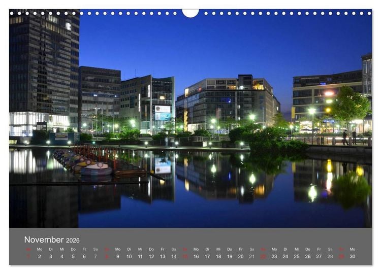 Produktbild: K&Ouml;LN BEI NACHT (Wandkalender 2026 DIN A3 quer), CALVENDO Monatskalender
