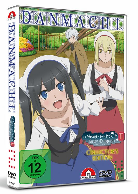 Produktbild: DanMachi &ndash; Is It Wrong to Try to Pick Up Girls in a Dungeon? - Staffel 2 - DVD Vol. 4 (Limited Collector&rsquo;s Edition)